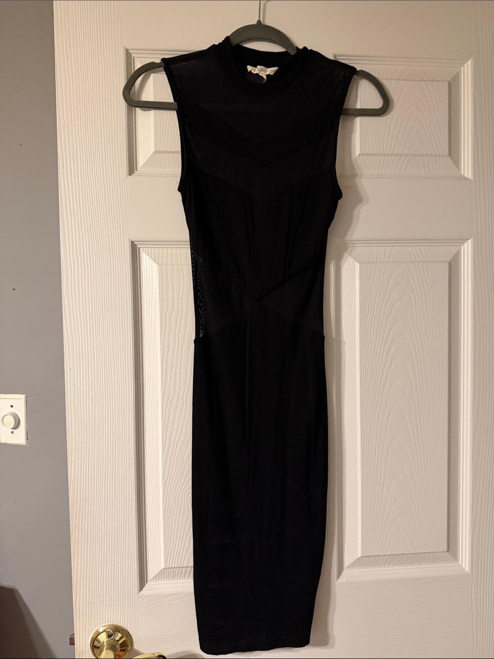 Hot & Delicious Black Sleeveless Midi Sheath Dress